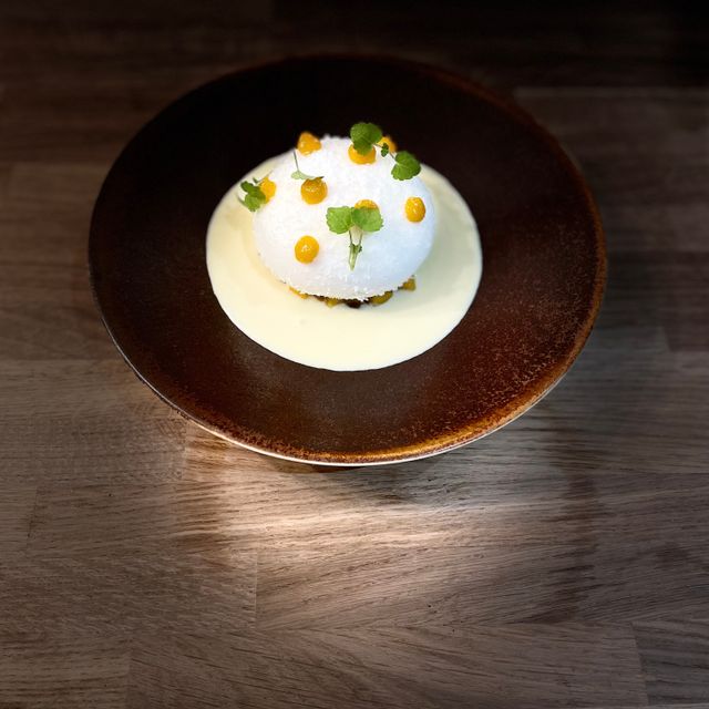 Mangue, passion, nuage au lait de coco