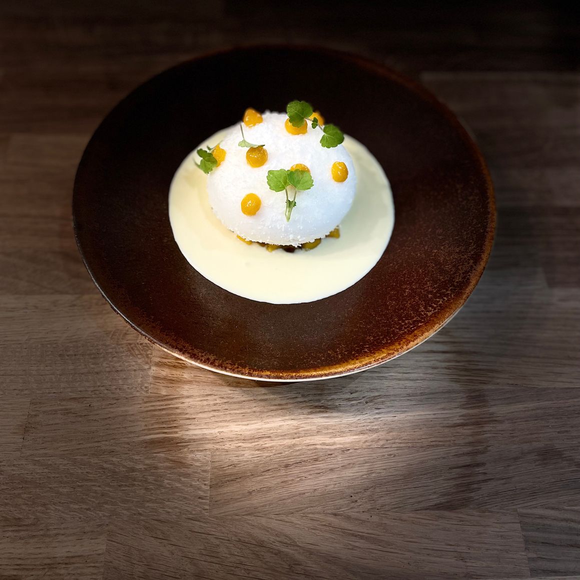 Mangue, passion, nuage au lait de coco