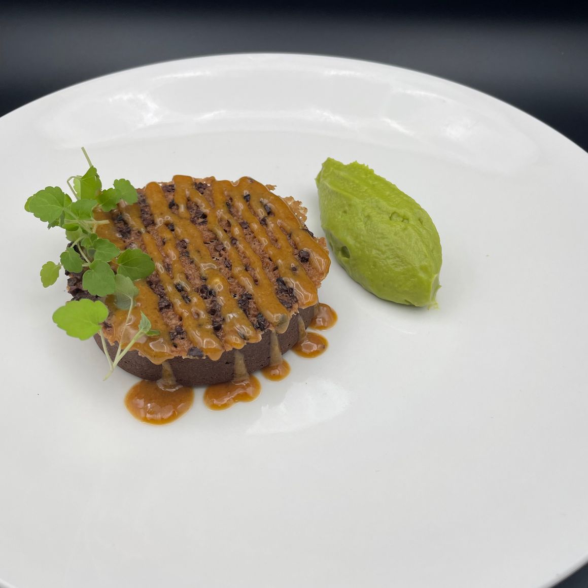 Tarte chocolat mousse avocat