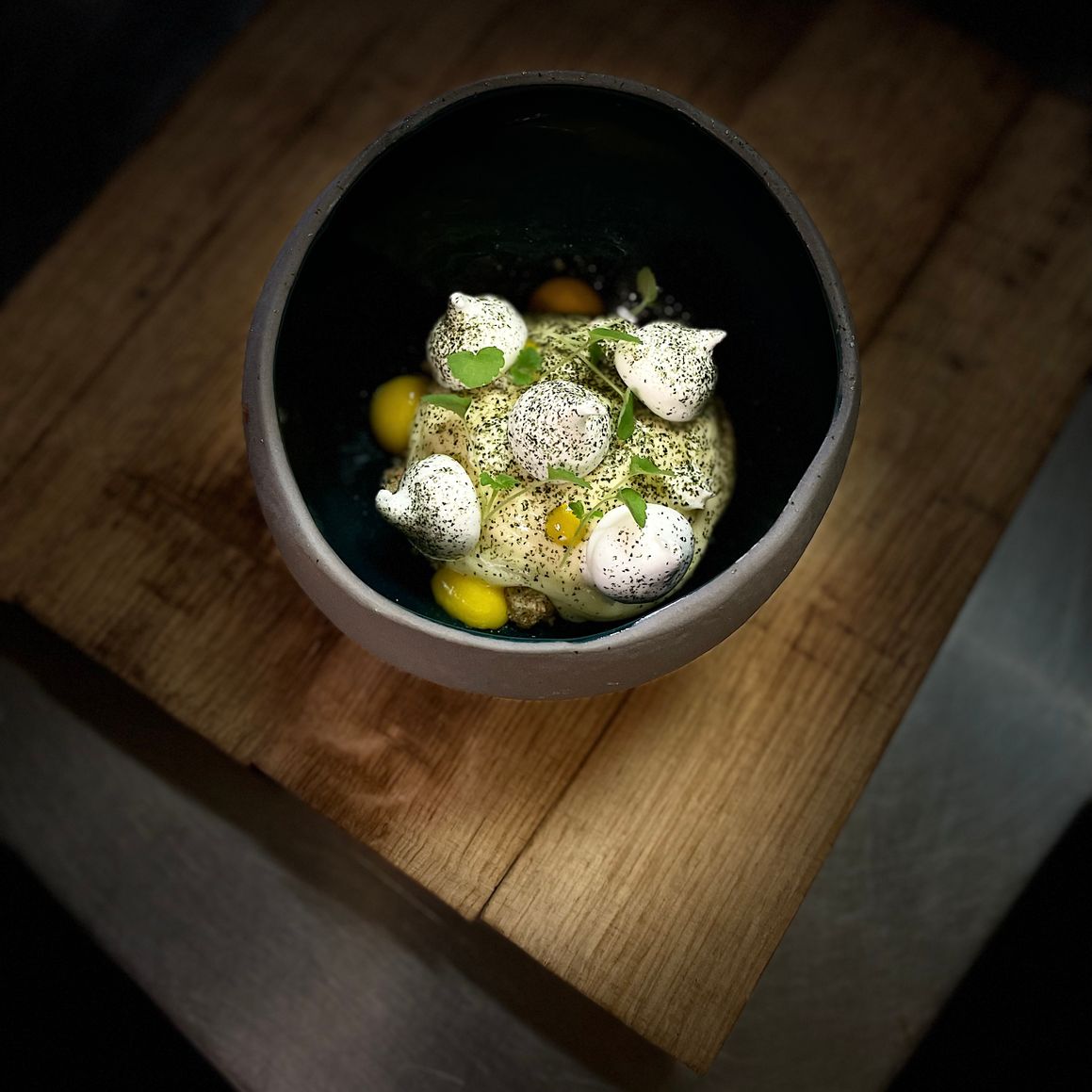Comme une tarte au citron meringuée aux algues (Menu du midi)