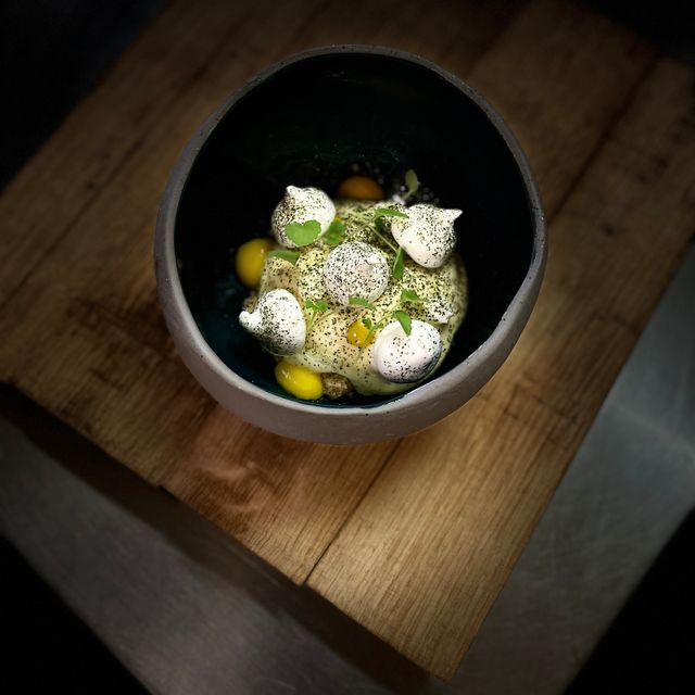 Comme une tarte au citron meringuée aux algues (Menu du midi)